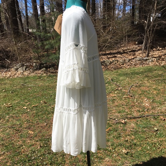 🌸Boho Crochet Lace Trim Babydoll Dress - Picture 8 of 8